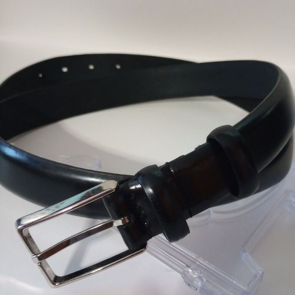 Dockers Belt Mens Size 38/95 Leather Black 11DO0175-Used